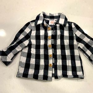 Plaid button up flannel